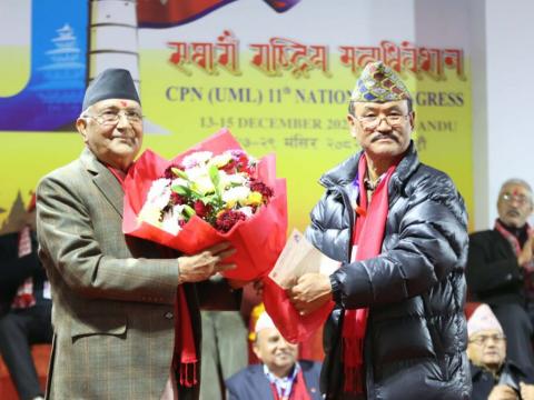 एमालेमा अध्यक्षसहित झापाबाट २० जना निर्वाचित