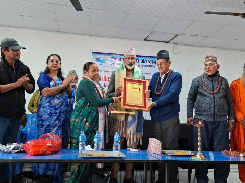 शिवाकाेटीलाई गाेपीकृष्ण स्मृति पुरस्कार
