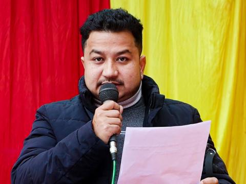 पत्रकार प्रकाश बानियाँ युवा व्यवसायी समाज झापाको महासचिवमा चयन  