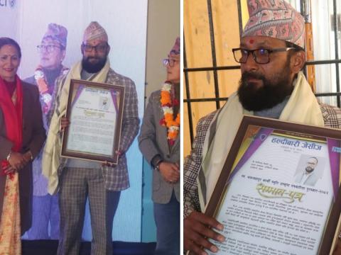 १२० पटक रक्तदान गर्ने सञ्चारकर्मी बिमलीलाई उत्कृष्ट पत्रकारिता पुरस्कार