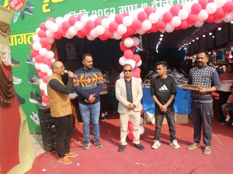 बिर्तामोडमा बृहत् जुत्ता मेला २०८२ सुरु