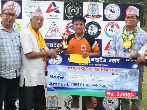 सौराको ह्याट्रीकमा धरानको फेयर एफसी बुट्टाबारी गोल्ड कपको फाइनलमा