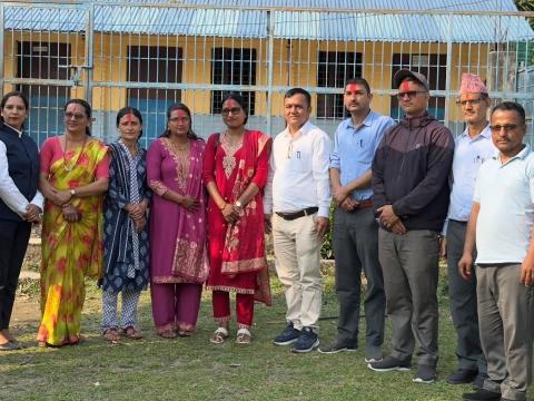 विद्यालयको जिम्मेवारी सम्हालेको स्मरण