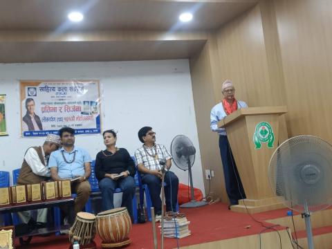 दमकमा प्रतिभा र सिर्जनाको लोकार्पण, नेपाल–भारतका साहित्यकार एकै मञ्चमा