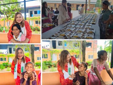 जन्मदिनमा १०८ आमाबुवाको मुहारमा खुसी बाँड्दै यमन शर्मा पौडेल