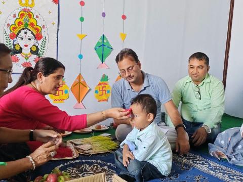 शिक्षा शिकोप निकेतनमा हर्षोल्लासका साथ 'दशैँ उत्सव' सम्पन्न