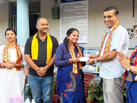 उद्यमशील महिलाको बालगृहमा दशैँ स्नेहभोज